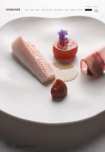 フランス料理に日本の技術と食材が融合した先進的独創フレンチ「エスキス」